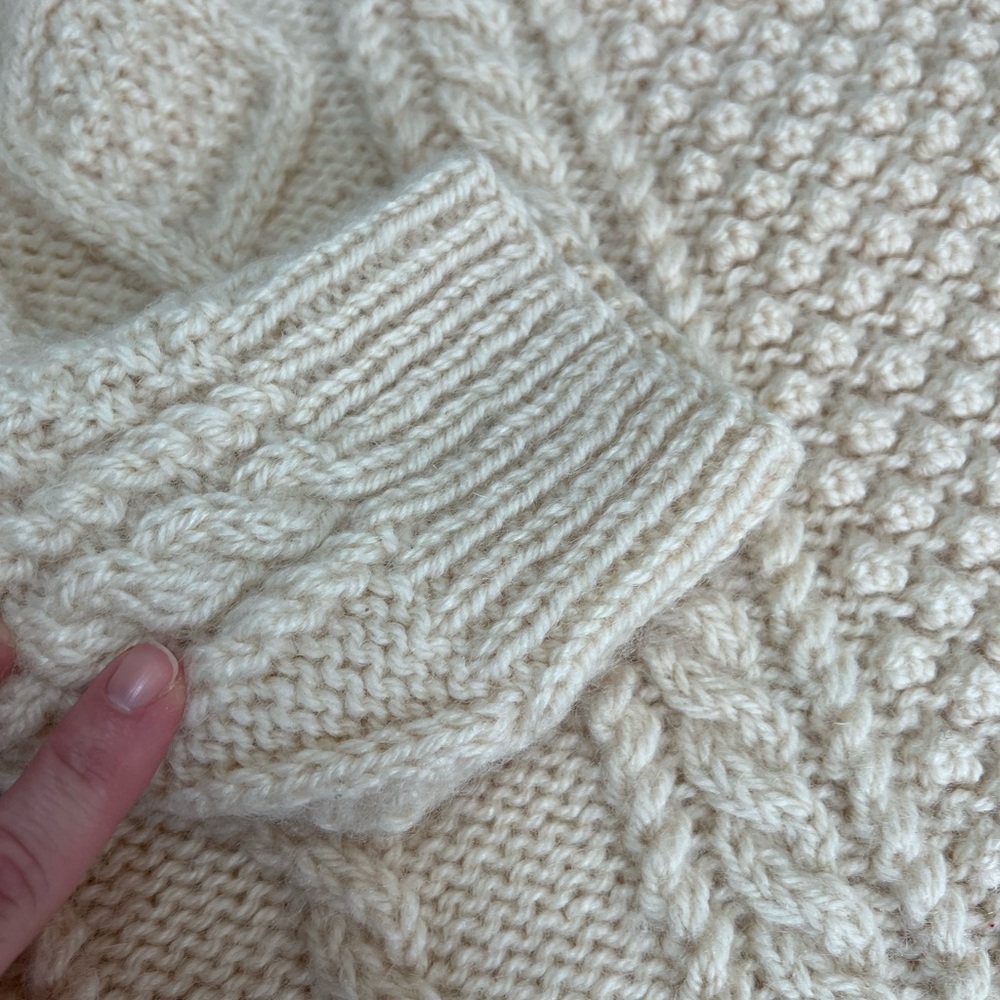 Vintage Unworn Aran Knit Sweater